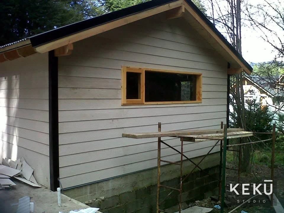 Revestimiento exterior y detalles de la fachada