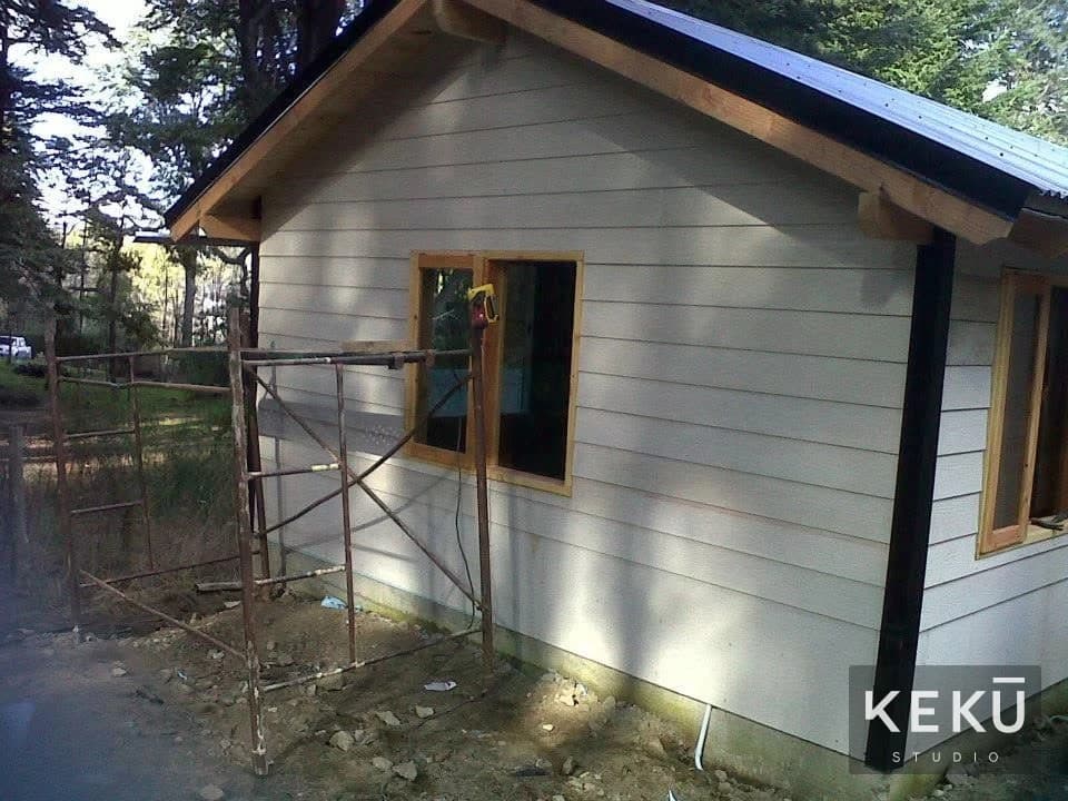 Revestimiento exterior y detalles de la fachada