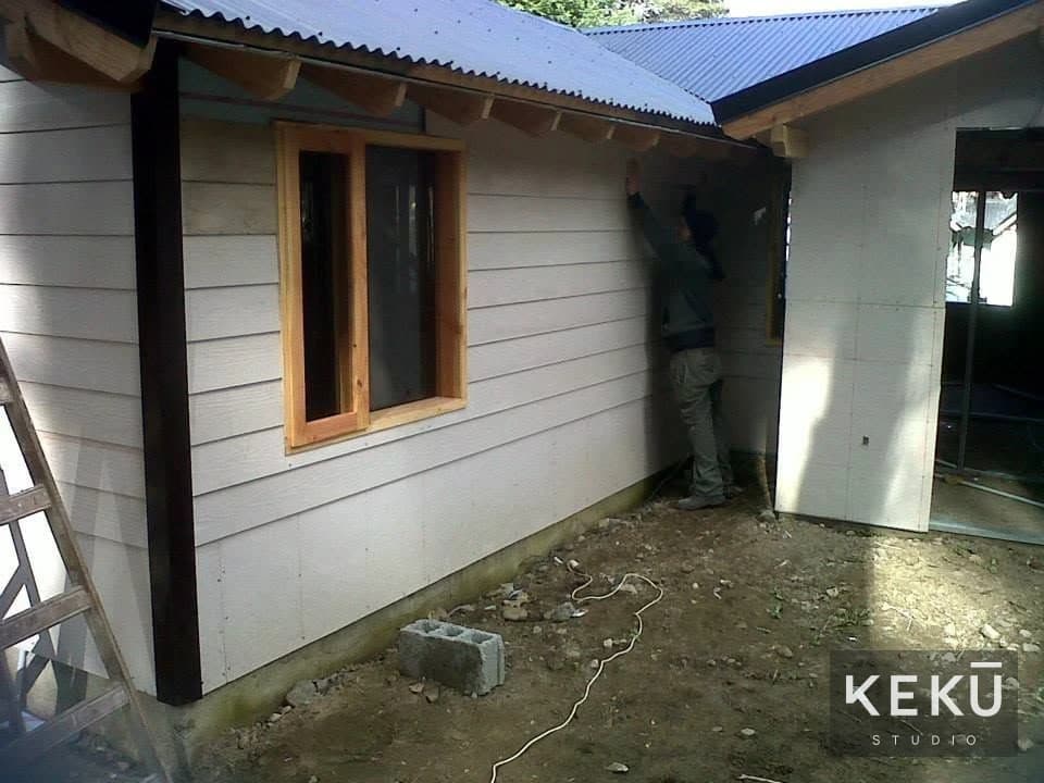 Revestimiento exterior y detalles de la fachada