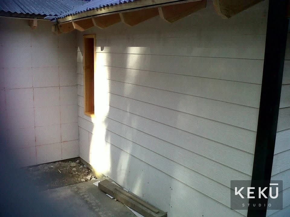 Revestimiento exterior y detalles de la fachada