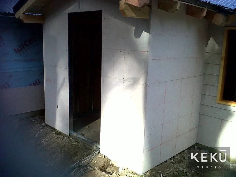 Revestimiento exterior y detalles de la fachada